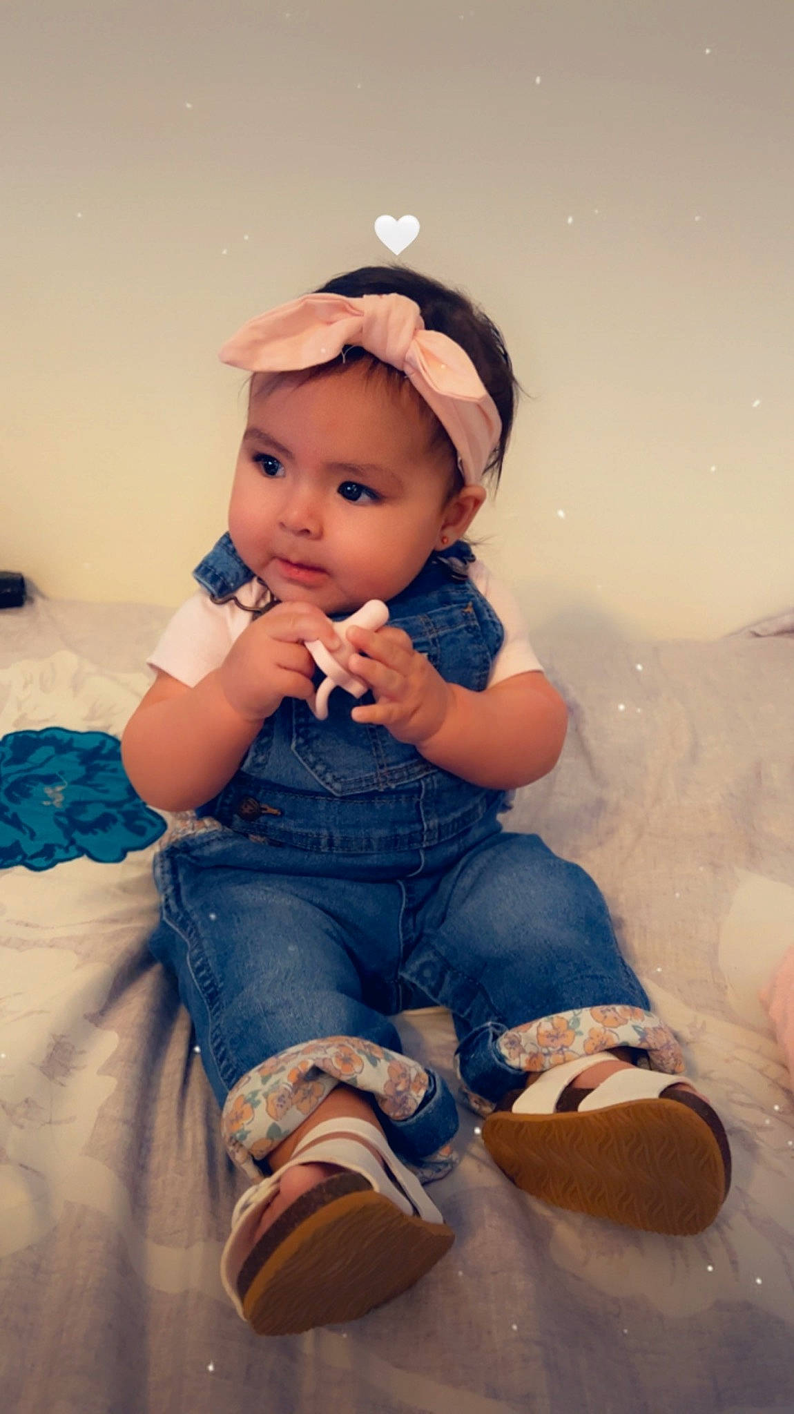 Arya joined the competition — help win amazing prizes! baby_toddler_clothing, cheek, child, cool, denim, electric_blue, eye, facial_expression, flash_photography, fun, hairstyle, happy, human_leg, jeans, person, sitting, skin, sleeve, standing, toddler