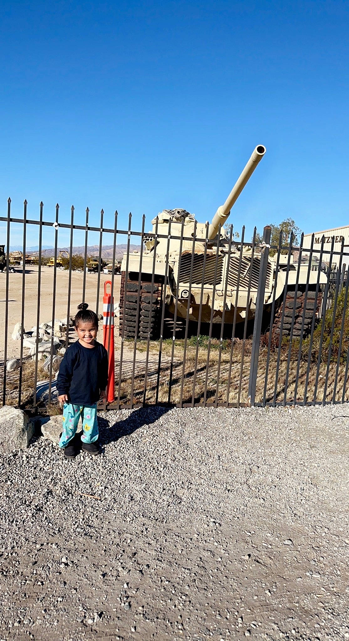Destiny joined the competition — help win amazing prizes! city, fence, fun, jacket, joy, landscape, leisure, metal, person, pipe, playground, public_space, recreation, sand, shadow, sky, soil, toddler, travel, winter