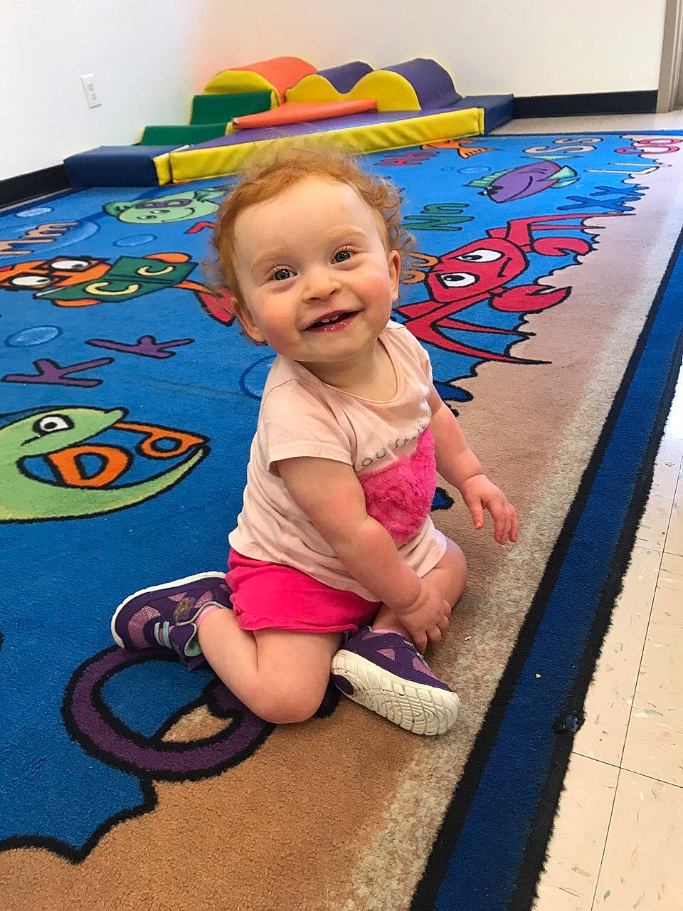 Marissa joined the competition — help win amazing prizes! baby, baby_products, baby_toys, child, floor, flooring, fun, leisure, person, play, playmat, product, toddler, toy, tummy_time