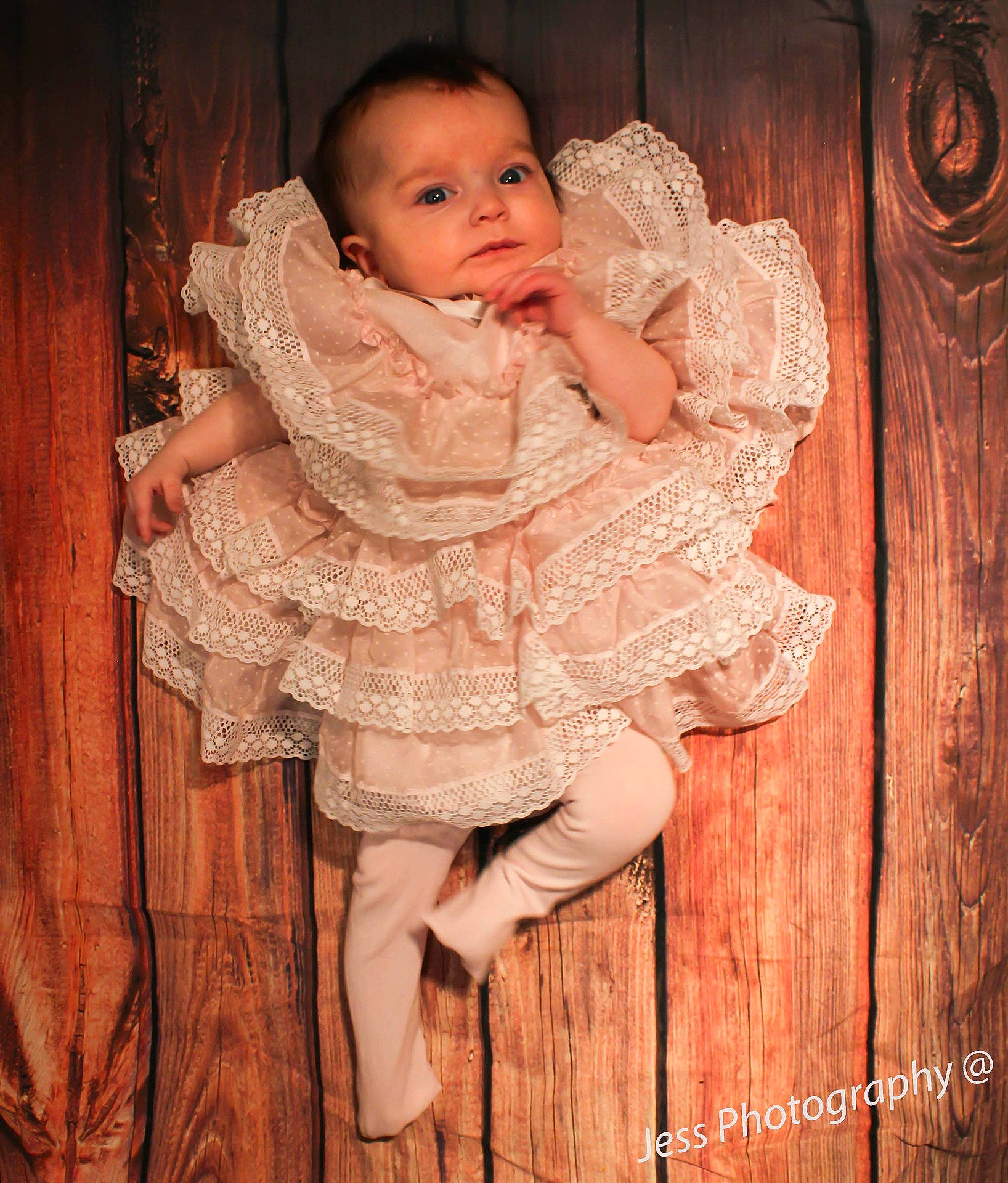 Trinity joined the competition — help win amazing prizes! child, fur, girl, gown, infant, lace, outerwear, person, product, skin, textile, toddler