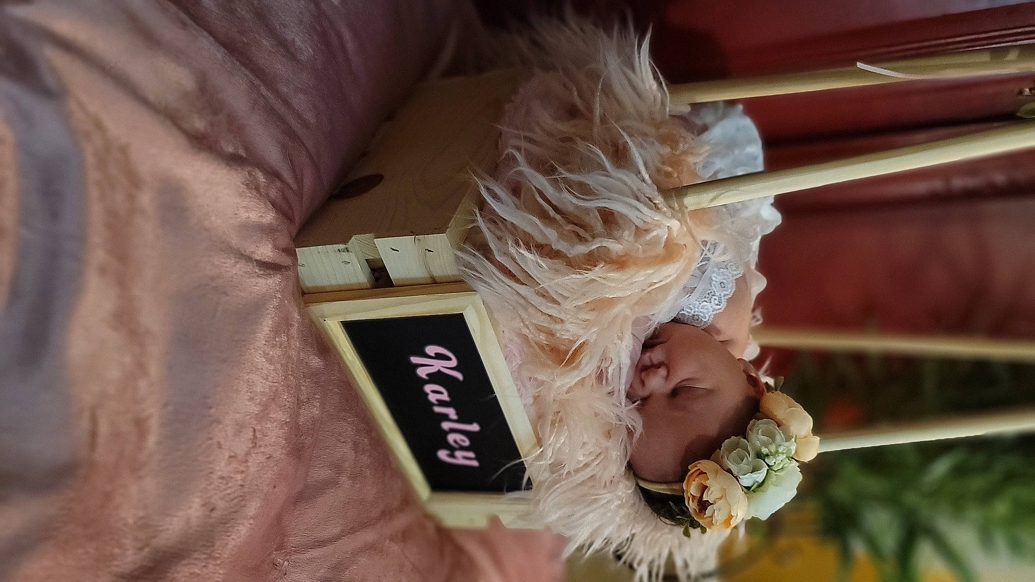 Karley joined the competition — help win amazing prizes! bridal_accessory, brown_hair, costume, dress, event, eyelash, fashion_accessory, fashion_design, feather, fur, gesture, hair_accessory, hair_coloring, happy, headpiece, jewellery, person, sleeve, wig, wood