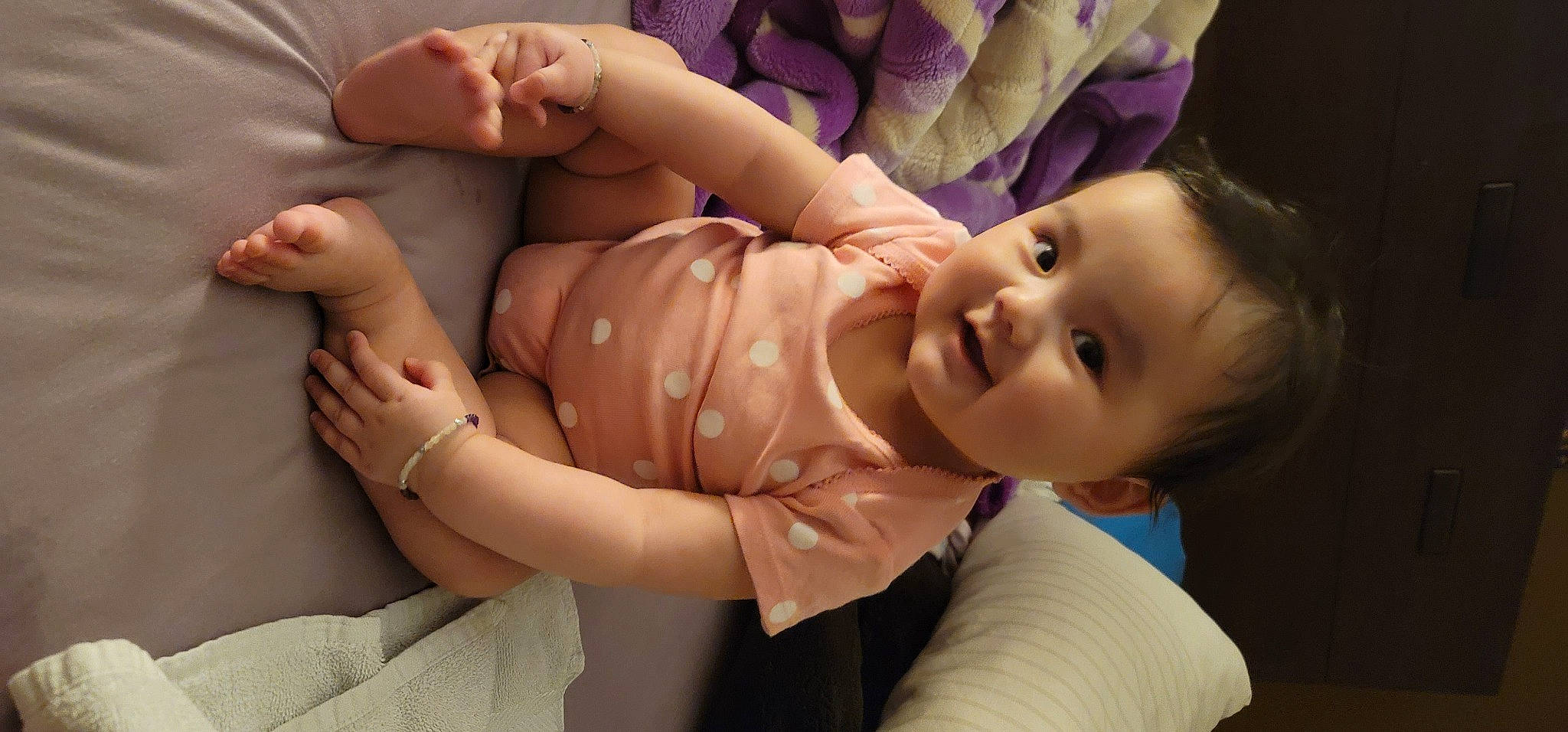 Celeste is registered to the contest to win money with this photo: baby, cheek, comfort, facial_expression, finger, flash_photography, gesture, hand, happy, human_body, joint, knee, mouth, muscle, neck, person, skin, smile, stomach, thigh