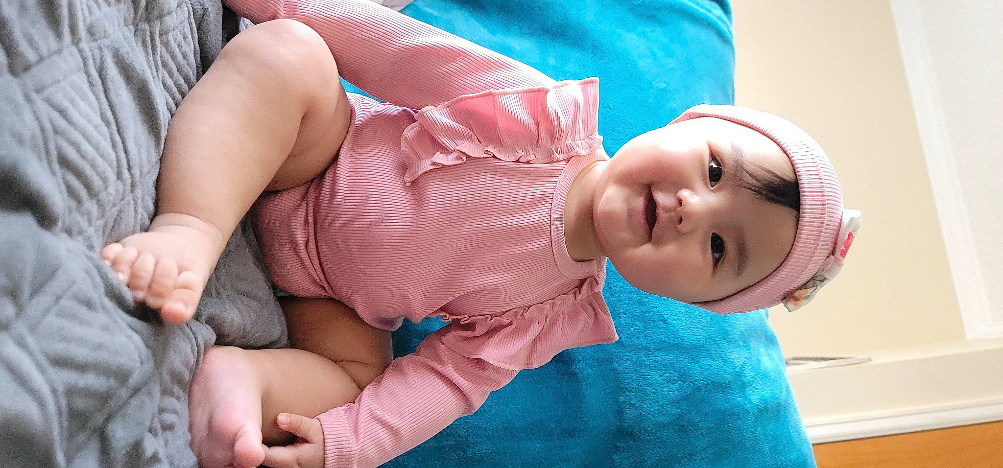 Celeste joined the competition — help win amazing prizes! arm, baby_toddler_clothing, cheek, finger, gesture, hand, happy, head, headgear, headwear, human_body, joint, lip, mouth, muscle, neck, person, pink, shoulder, skin