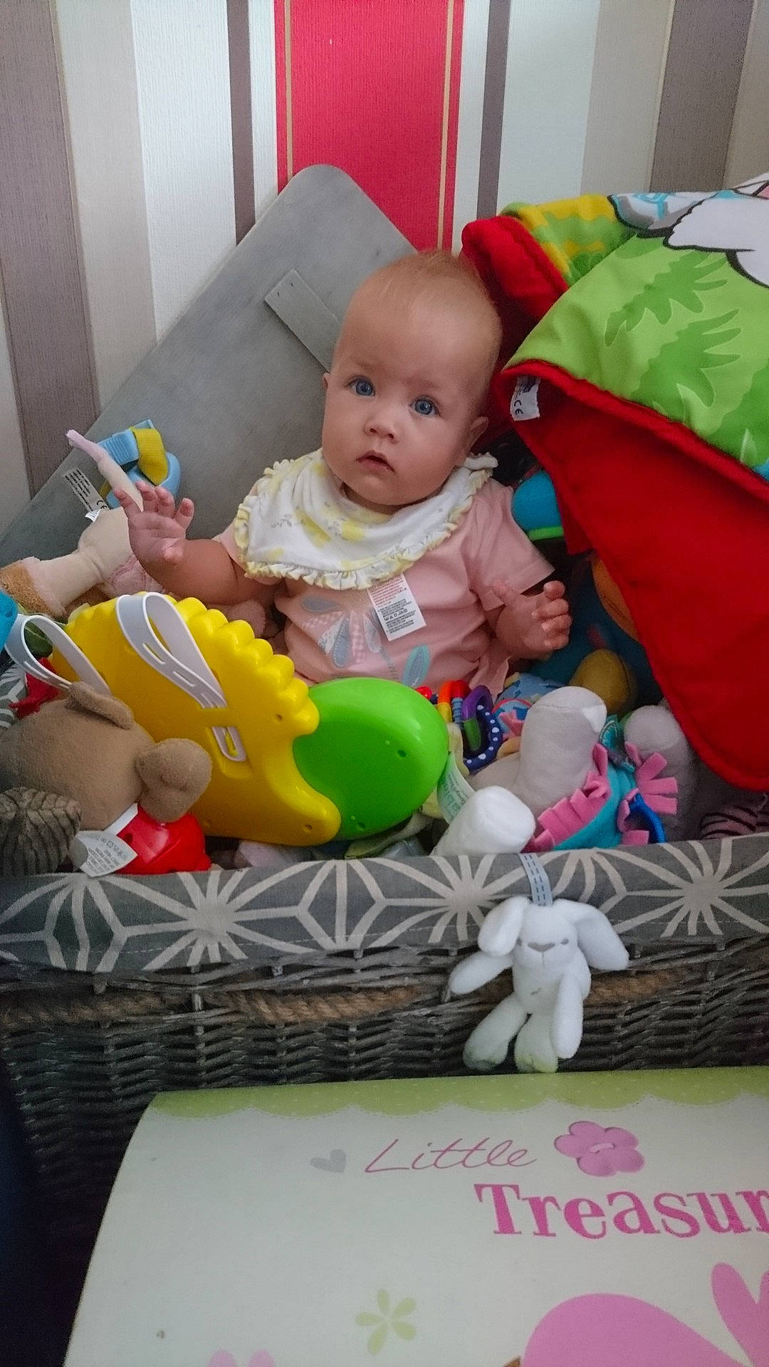 Martha joined the competition — help win amazing prizes! baby_products, bed, child, day, fun, infant, person, play, product, sitting, toddler, toy