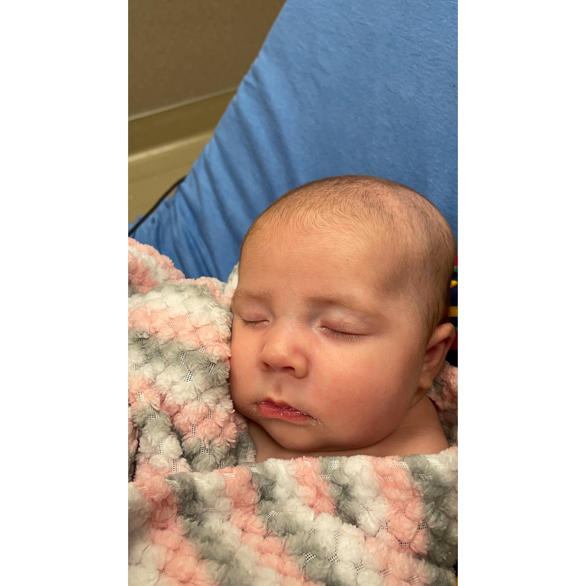 Emmaline is registered to the contest to win money with this photo: baby, baby_sleeping, baby_toddler_clothing, bedding, cheek, child, comfort, ear, eye, eyebrow, eyelash, face, hair, happy, iris, linens, neck, nose, person, toddler