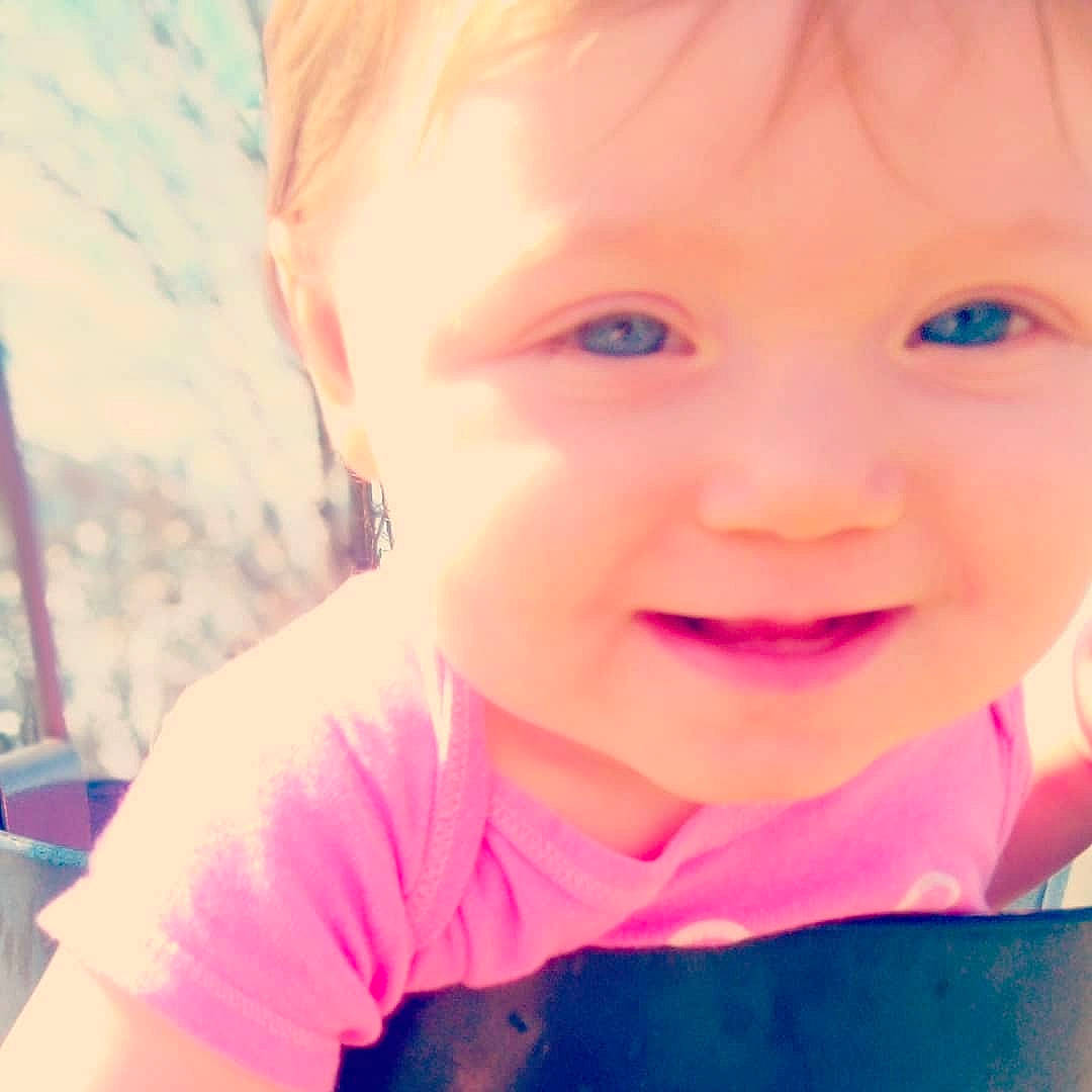 Zaria Lee is registered to the contest to win money with this photo: baby_toddler_clothing, cheek, cloud, cool, ear, eyelash, happy, human_body, iris, jaw, lip, mammal, mouth, neck, nose, person, pink, skin, sleeve, smile