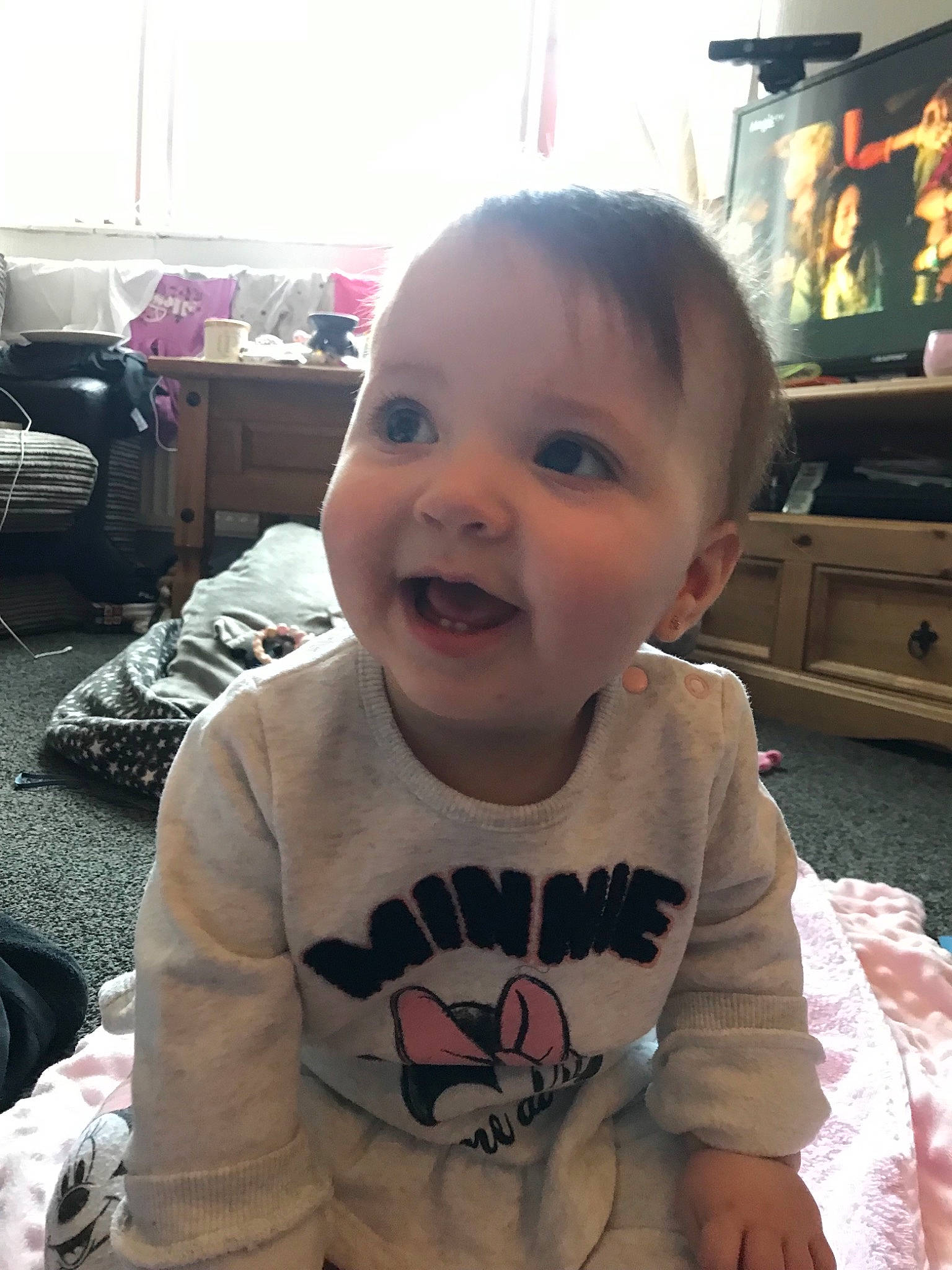 Olivia Grace joined the competition — help win amazing prizes! baby, cheek, child, chin, cool, face, facial_expression, forehead, head, jaw, mouth, nose, person, skin, smile, toddler