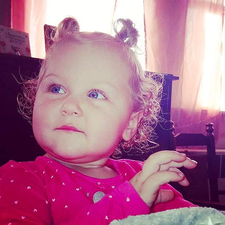 Kielynn joined the competition — help win amazing prizes! baby_toddler_clothing, cheek, curtain, ear, eye, eyebrow, eyelash, hair, hairstyle, happy, head, human_body, iris, lip, neck, nose, person, purple, skin, sleeve