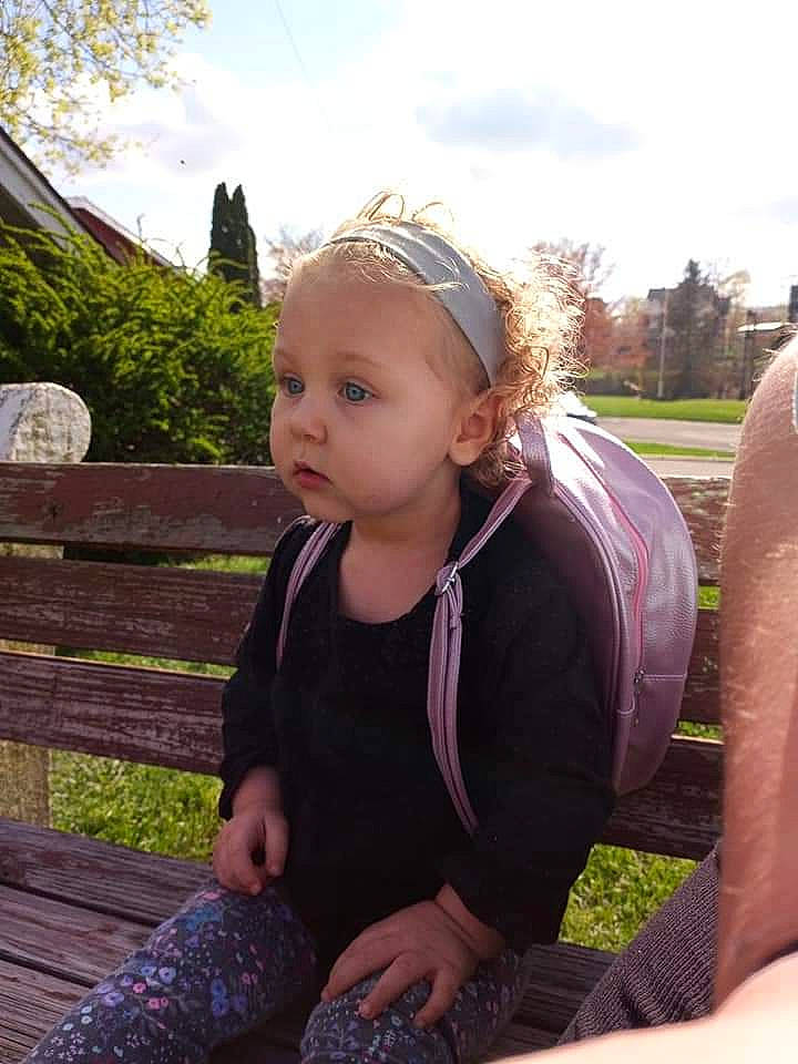 Kielynn joined the competition — help win amazing prizes! baby, baby_toddler_clothing, blond, cloud, face, fence, fun, grass, happy, leaf, leisure, people, person, plant, recreation, skin, sky, summer, thigh, toddler