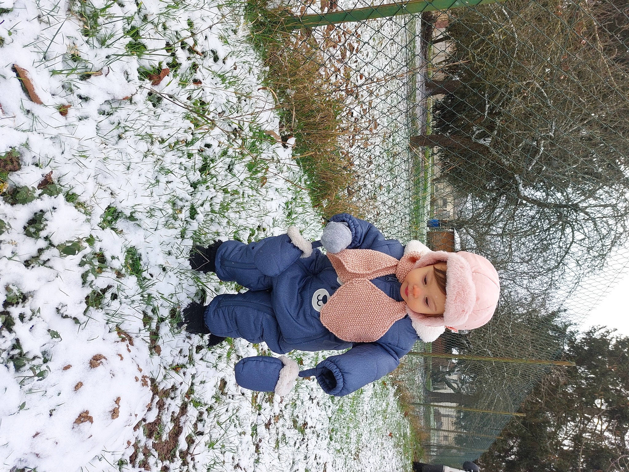 Cylia participe au concours pour gagner de l'argent avec cette photo : branch, freezing, frost, fun, grass, headwear, leisure, people_in_nature, person, plant, snow, tree, trunk, twig, winter, wood