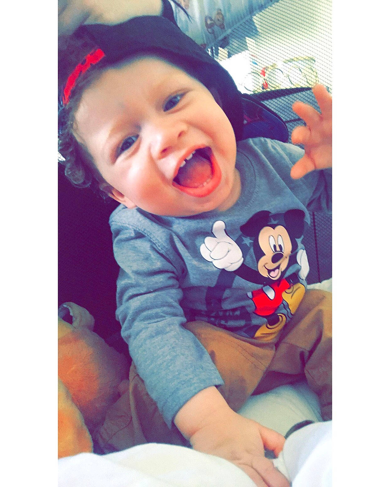 Giovalani is registered to the contest to win money with this photo: baby, baby_products, beauty, cheek, child, cool, facial_expression, fictional_character, happy, head, headgear, laugh, nose, person, play, product, skin, sleeve, smile, snapshot