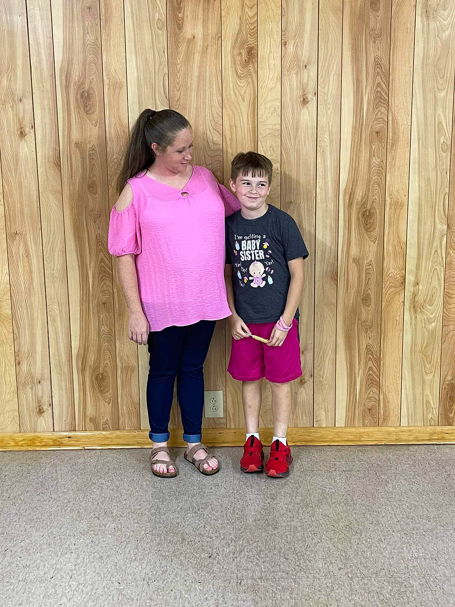 Skylar joined the competition — help win amazing prizes! child, door, fun, happy, human_leg, joy, knee, leisure, magenta, person, pink, purple, shorts, sibling, sleeve, smile, t_shirt, thigh, toddler, vacation