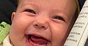 Isadora joined the competition — help win amazing prizes! apparel, baby, bow, cheek, child, closeup, clothing, cute, expression, face, happy, headband, infant, joy, mouth, person, skin, smile, teeth, tongue