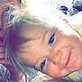 Maevyn is registered to the contest to win money with this photo: child, toddler, face, smile, happy, person, indoor, blur, closeup, adult, hair, skin, hand, window, light, cozy, casual, portrait, expression, family