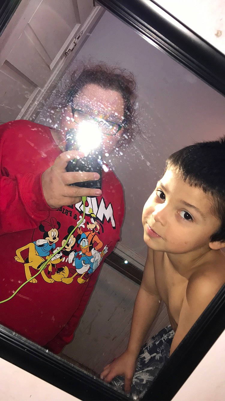 Alfred is registered to the contest to win money with this photo: bathing, cool, glass, lighting, person, reflection