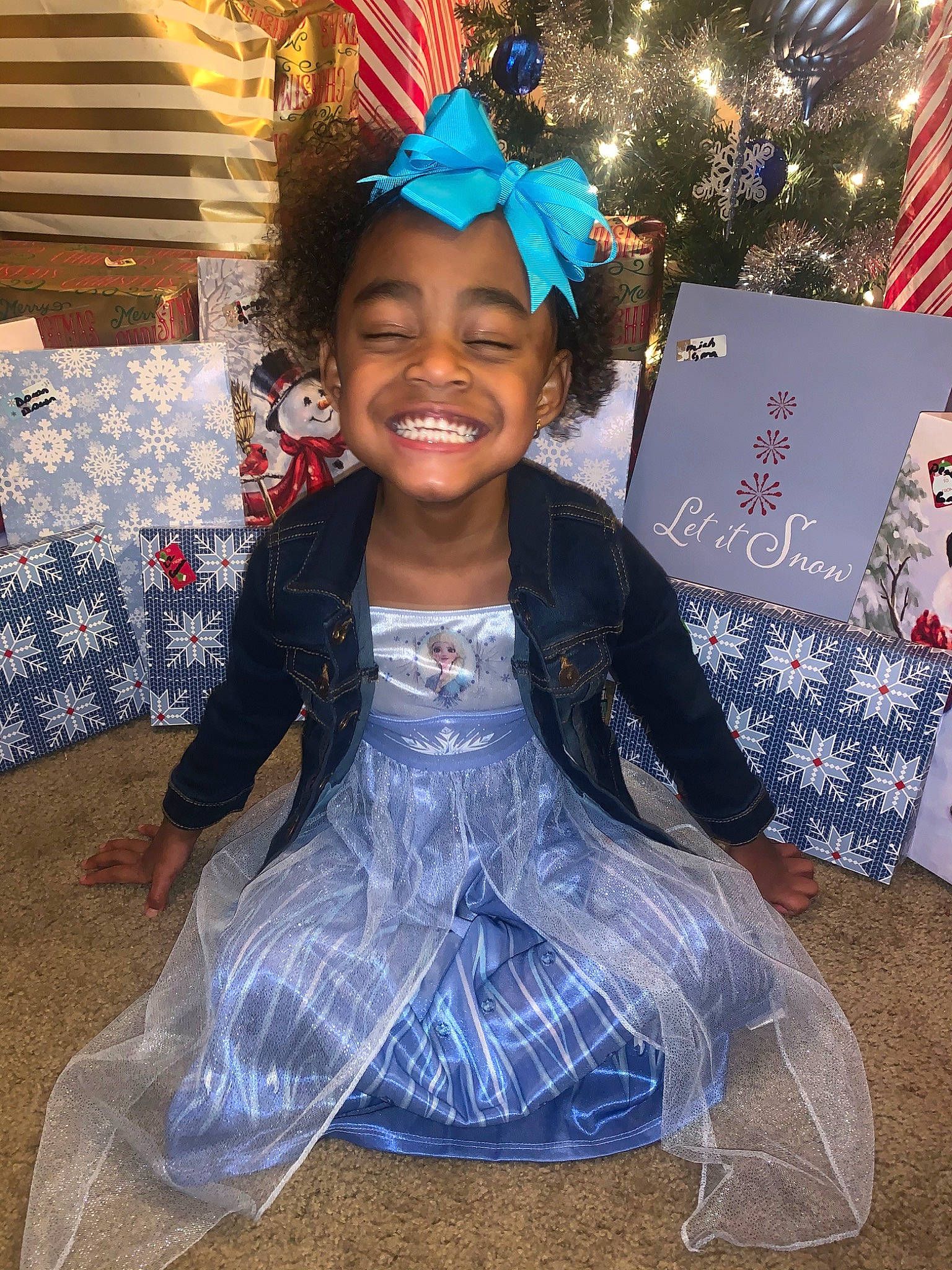 Damiah joined the competition — help win amazing prizes! child, christmas, costume, dress, hair_accessory, joy, person, toddler