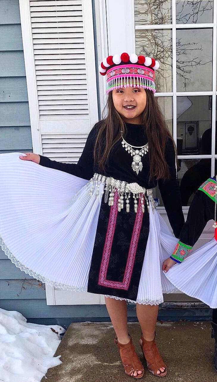 Nevaeh joined the competition — help win amazing prizes! child, clothing, costume, dress, fashion, fashion_accessory, headgear, headwear, joy, magenta, outerwear, pattern, person, pink, sleeve, street_fashion, t_shirt