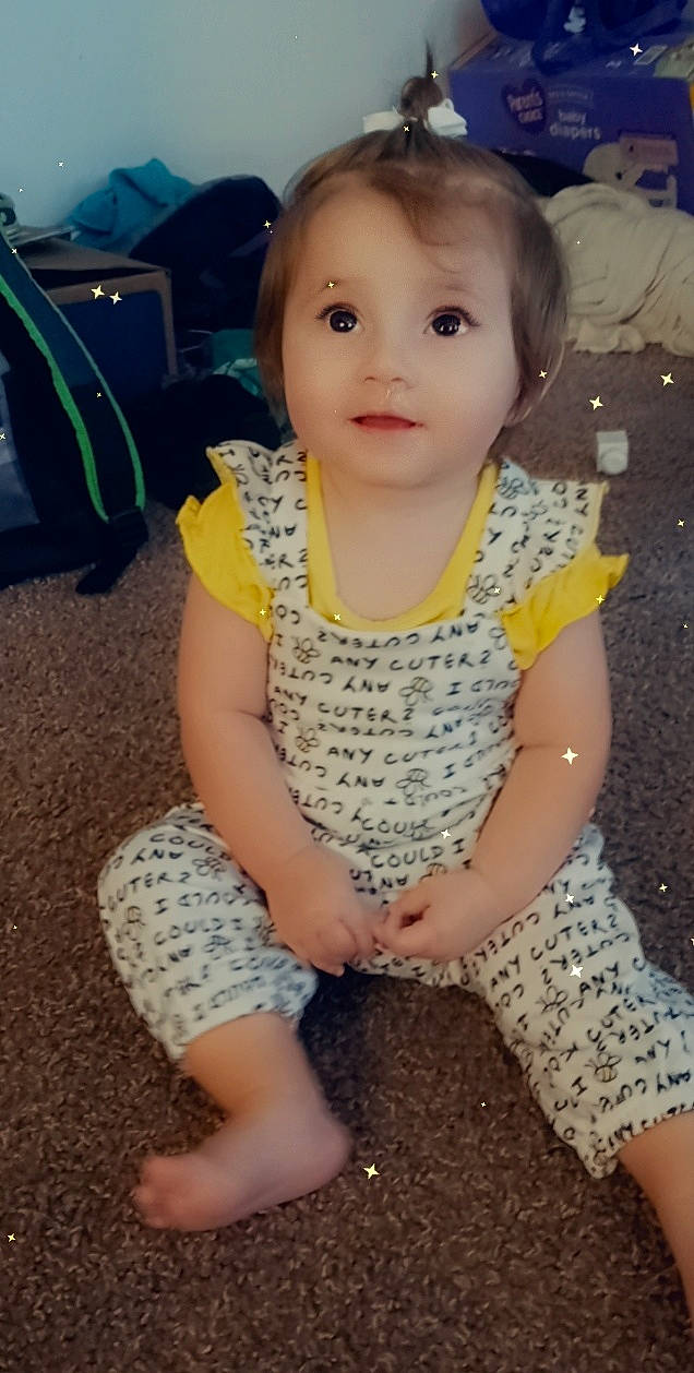 Miraclegrace joined the competition — help win amazing prizes! baby_toddler_clothing, bag, beauty, cheek, child, chin, eye, face, facial_expression, fun, happy, head, iris, luggage_and_bags, person, photograph, skin, sleeve, smile, thigh