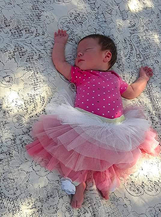 Esmeralda joined the competition — help win amazing prizes! baby, baby_toddler_clothing, ballet_tutu, child, clothing, costume, dress, fun, person, pink, textile, toddler
