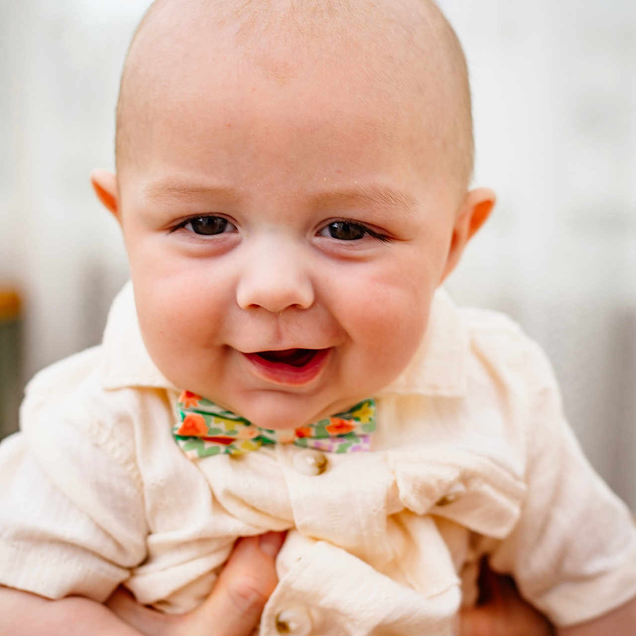 Beau joined the competition — help win amazing prizes! accessories, baby, babylaughing, bodypart, clothing, dress, face, finger, hand, happy, head, jewelry, laughing, necklace, newborn, person, photography, portrait, smile