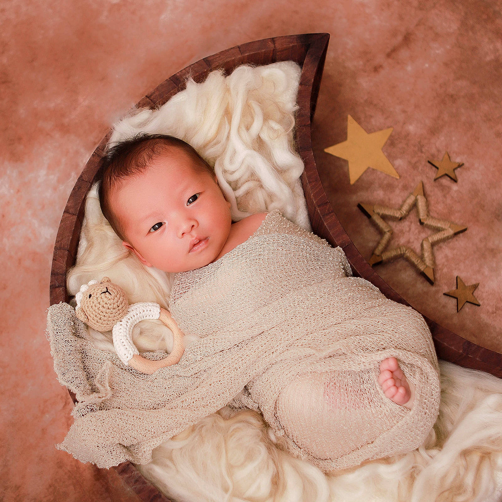 Kian joined the competition — help win amazing prizes! baby, baby_toddler_clothing, beige, cheek, comfort, eye, face, hand, head, headgear, iris, linens, lip, pattern, person, pink, skin, sleeve, toddler, wood