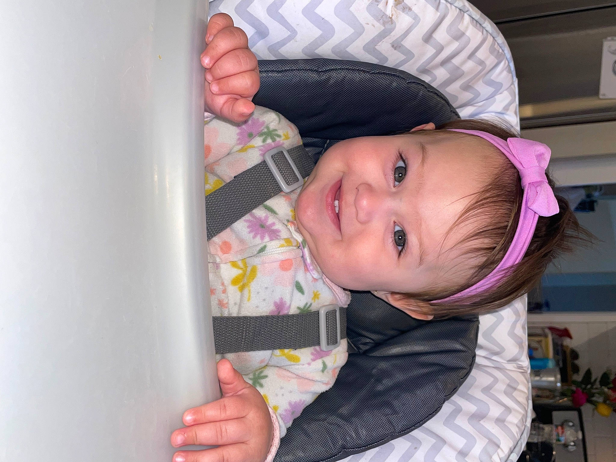 Marlie joined the competition — help win amazing prizes! arm, baby, baby_toddler_clothing, cheek, chin, eye, eyebrow, face, finger, gesture, hairstyle, iris, joy, lip, mouth, nose, person, pink, purple, skin