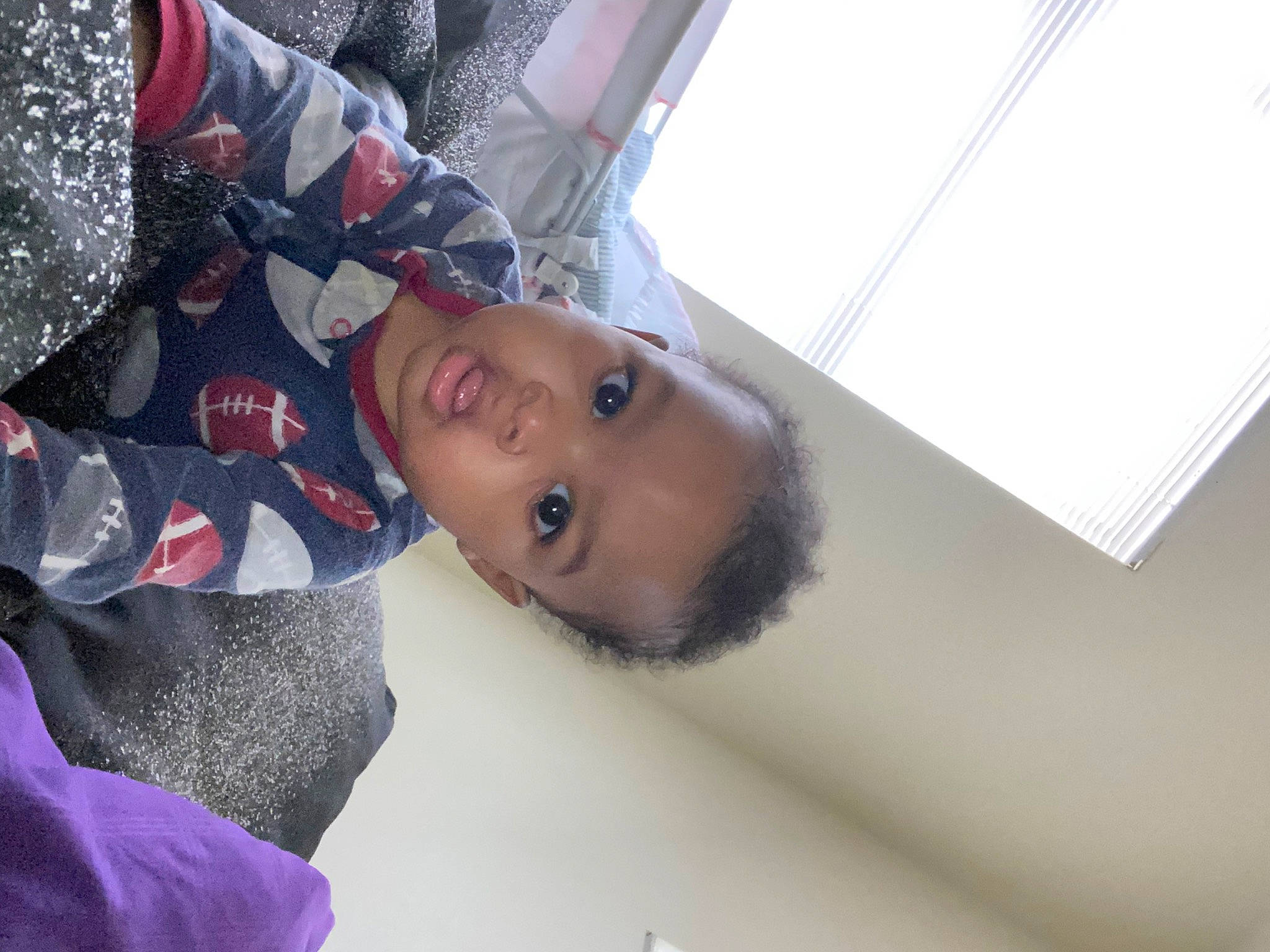 Kaycee joined the competition — help win amazing prizes! cheek, child, eyelash, fun, mouth, nose, pattern, person, toddler, tree