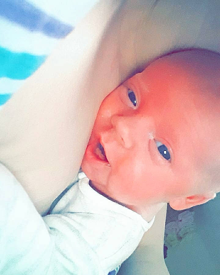 Lexi-mae is registered to the contest to win money with this photo: baby, cheek, child, chin, close_up, ear, eye, face, forehead, head, lip, mouth, neck, nose, person, skin, smile, toddler