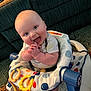 Lucious joined the competition — help win amazing prizes! baby, walker, smiling, happy, indoor, toy, polka_dot, couch, carpet, child, infant, seat, clothing, person, cheerful, bright_eyes, hands, cute, playful, furniture