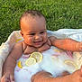 Wysdom joined the competition — help win amazing prizes! baby, milk_bath, lemon_slices, outdoor, grass, smiling, happy, water, skin, infant, cute, playful, summer, nature, relaxing, child, fresh, splash, healthy, portrait