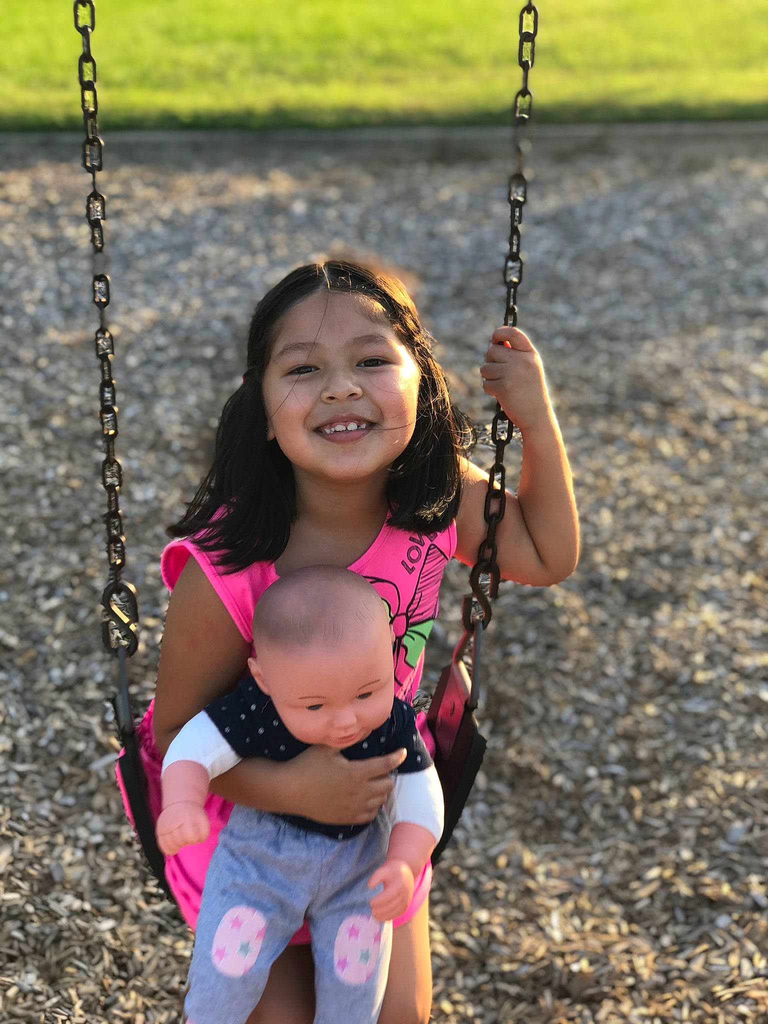 Cassidy Eiza Atayde joined the competition — help win amazing prizes! black, eye, face, fun, grass, hair, hand, happy, head, human, human_body, joy, leaf, leisure, people_in_nature, person, photograph, playground, public_space, smile