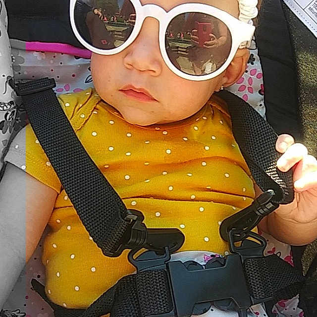 Emelia joined the competition — help win amazing prizes! child, cool, eyewear, fun, glasses, goggles, personal_protective_equipment, sunglasses, toddler, vision_care