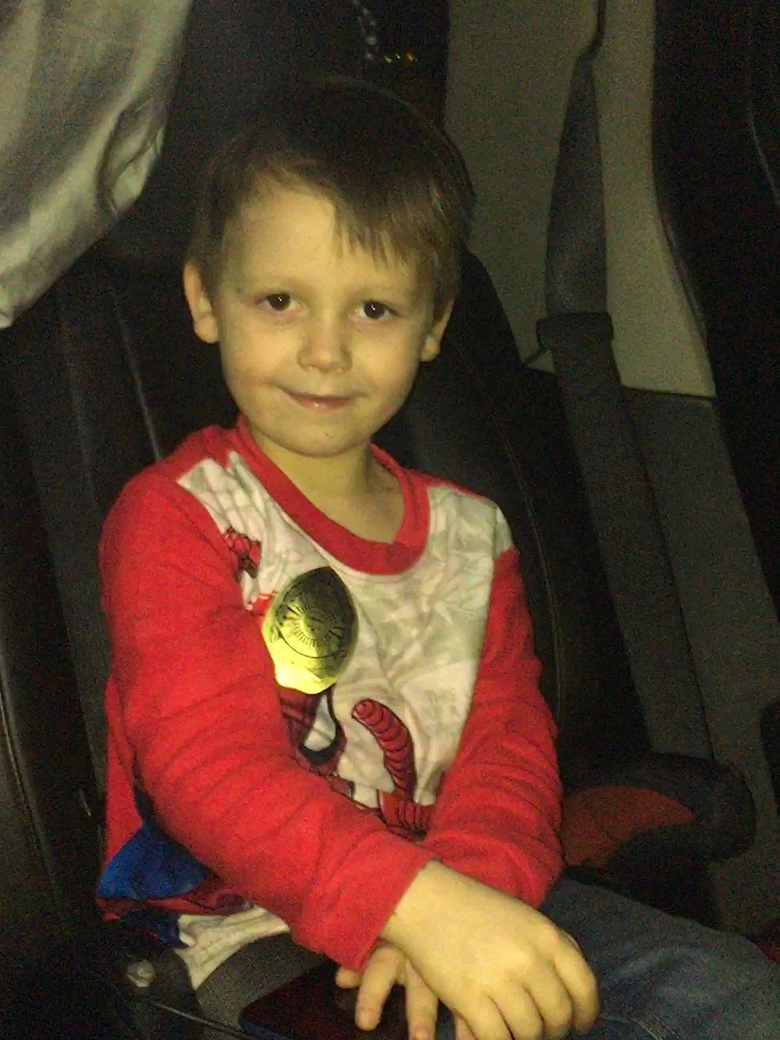 Grayson joined the competition — help win amazing prizes! car_seat, cheek, child, eye, finger, fun, happy, human_body, iris, joy, lap, mammal, organ, person, sitting, skin, smile, snapshot, textile, thumb