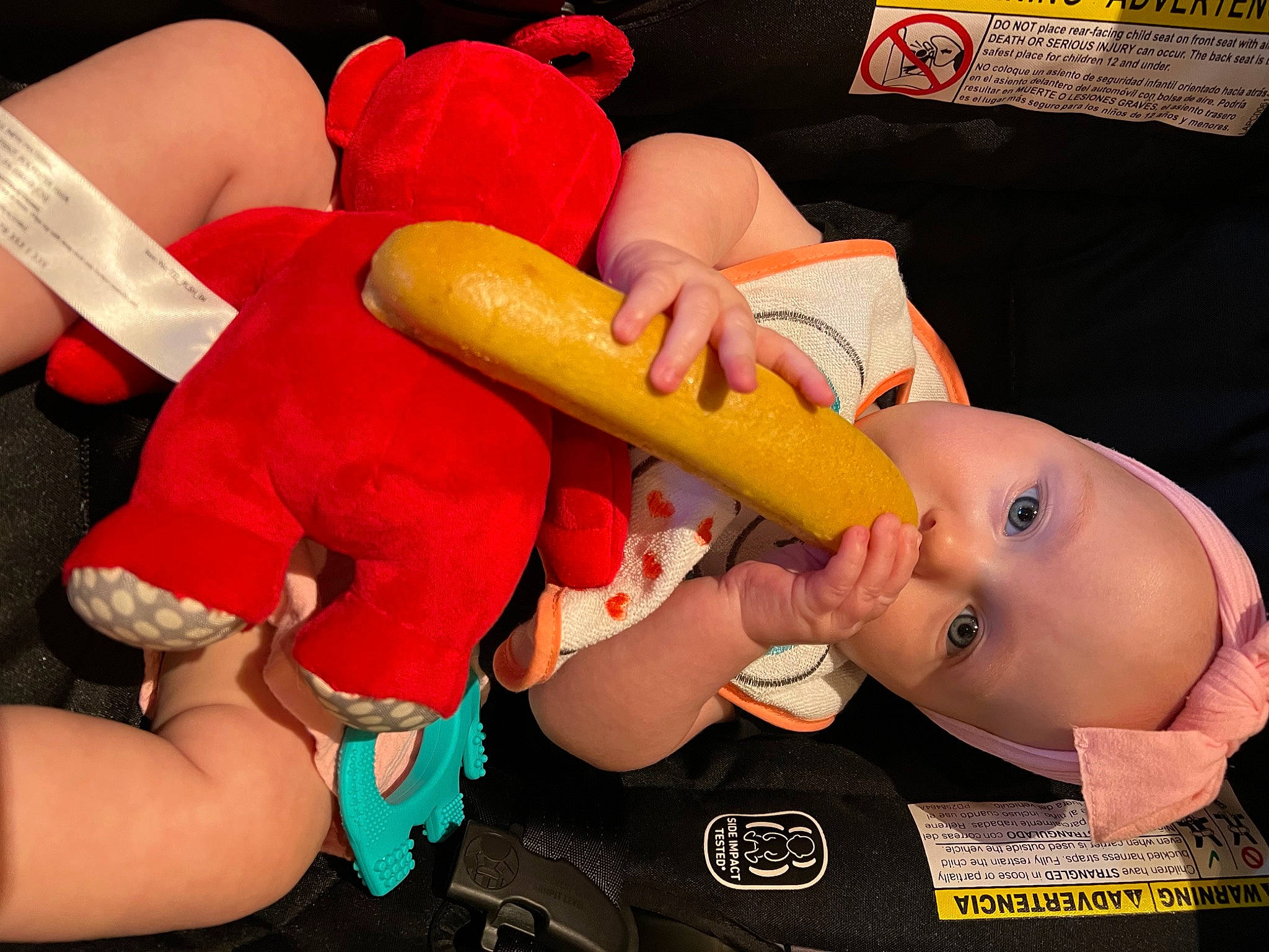 Hazel joined the competition — help win amazing prizes! baby, baby_products, baby_toddler_clothing, child, elbow, finger, fun, gesture, hand, happy, human_body, human_leg, mouth, nail, person, product, snapshot, thigh, thumb, toddler