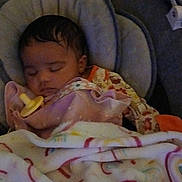Elliana is registered to the contest to win money with this photo: baby, blanket, child, clothing, comfort, cozy, cushion, cute, face, head, indoors, infant, naptime, pacifier, peaceful, relaxation, resting, sleeping, soft, young