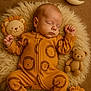 Bentley joined the competition — help win amazing prizes! baby, bedtime, child, cozy, crescent_moon, cute, fluffy_rug, indoors, infant, lion_pattern, nursery, onesie, peaceful, plush_toy, portrait, sleep, sleeping, soft_toys, stars, teddy_bear