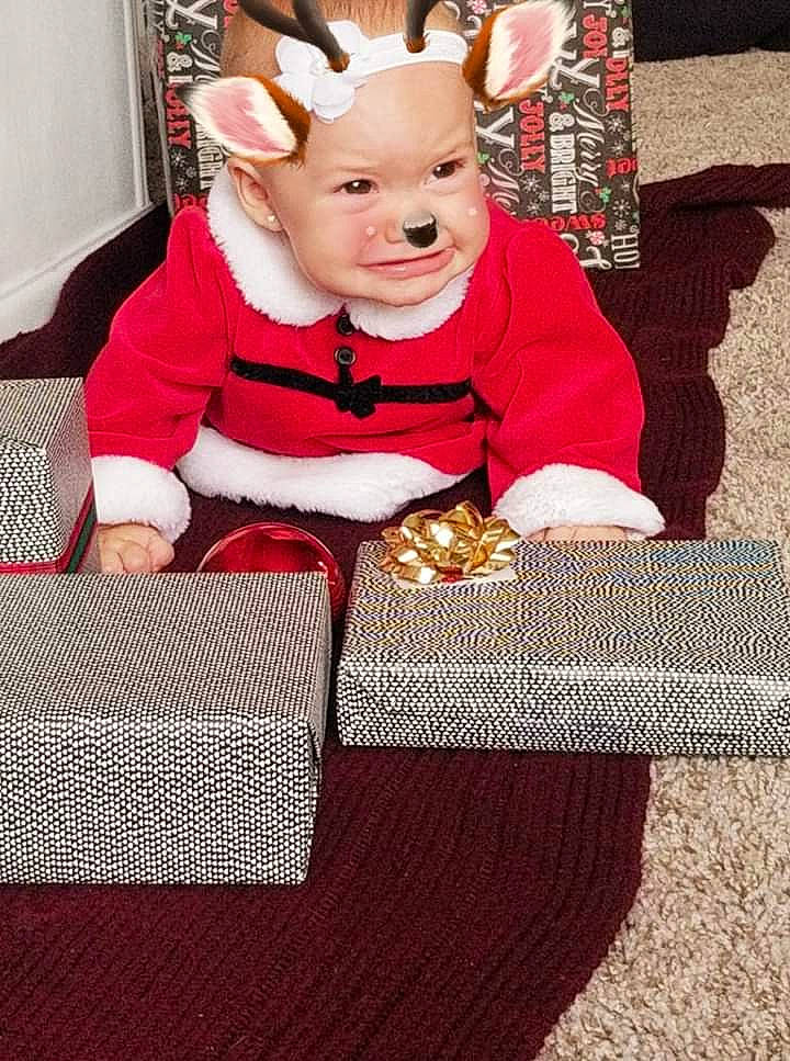 Liliana joined the competition — help win amazing prizes! child, flooring, infant, person, product, red, textile, toddler