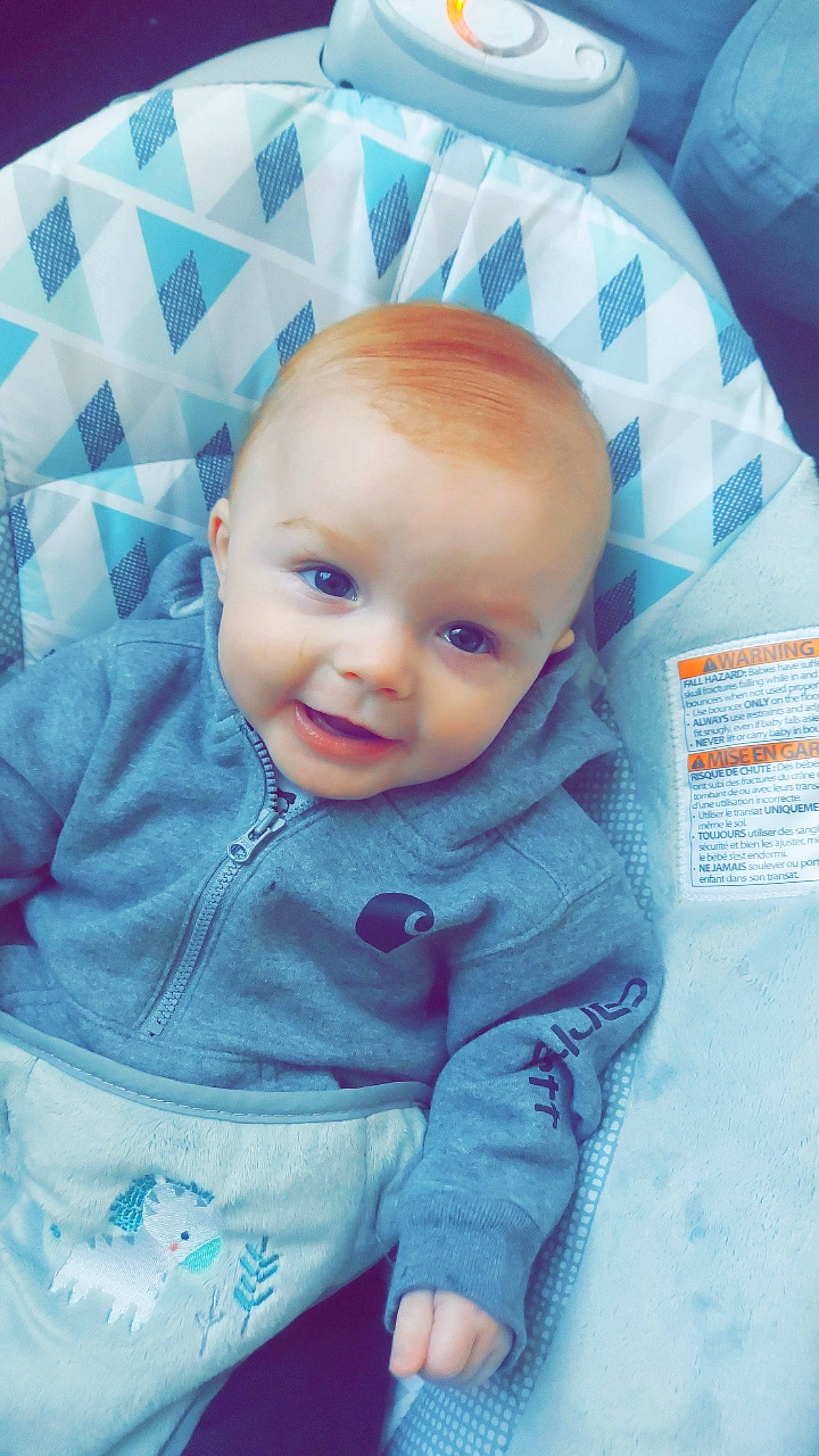 Asher joined the competition — help win amazing prizes! azure, baby, baby_products, baby_toddler_clothing, blue, cheek, child, chin, collar, comfort, electric_blue, eyebrow, happy, iris, linens, nose, person, skin, sleeve, smile