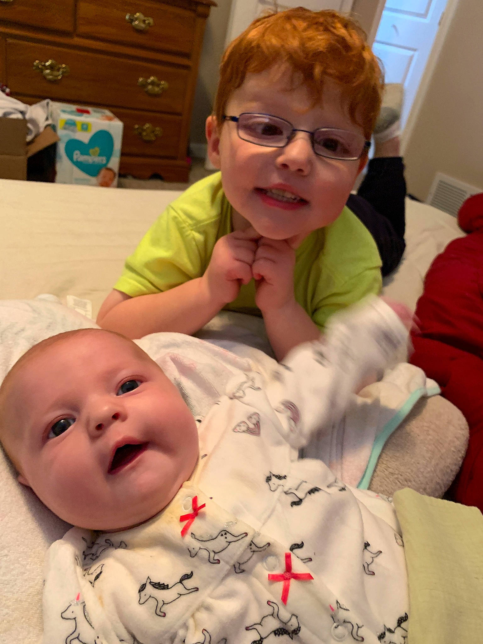 Willow is registered to the contest to win money with this photo: baby, birth, cheek, child, glasses, headwear, mother, person, skin, smile, toddler