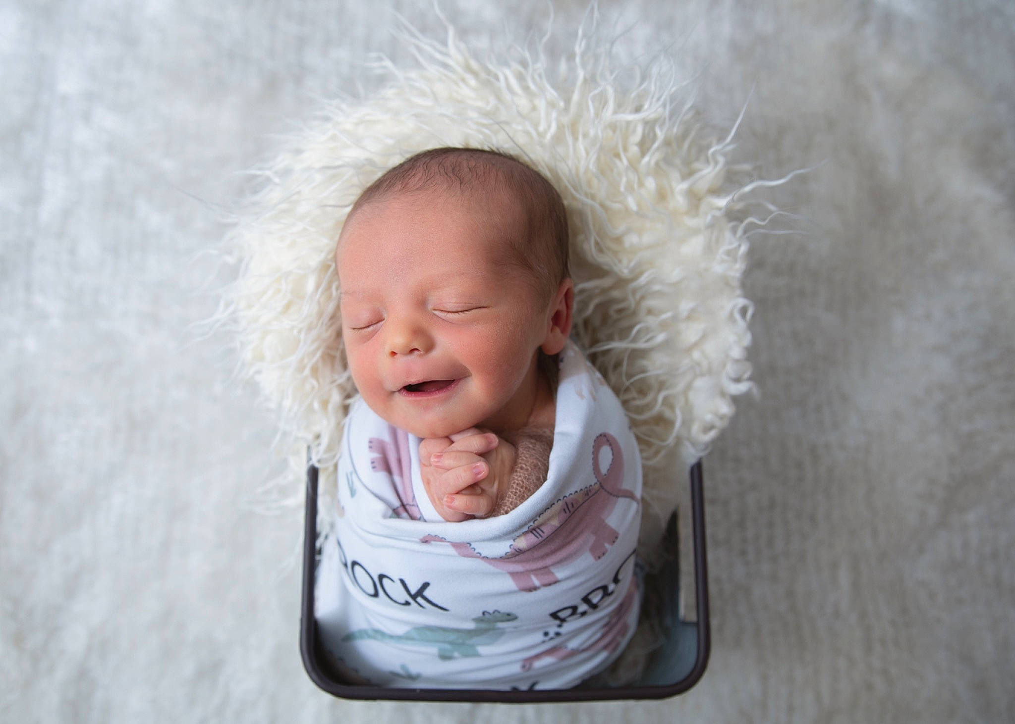 Brock is registered to the contest to win money with this photo: baby, baby_products, baby_toddler_clothing, cheek, child, freezing, fun, fur, grass, happy, headgear, laugh, linens, lip, nose, person, skin, smile, toddler, tree
