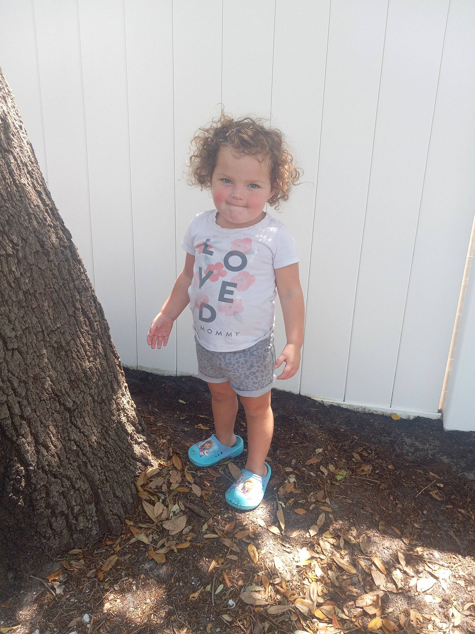 Nova joined the competition — help win amazing prizes! baby_toddler_clothing, electric_blue, footwear, fun, grass, happy, human_leg, joy, people_in_nature, person, recreation, shoe, shorts, smile, sneakers, soil, standing, t_shirt, toddler, tree