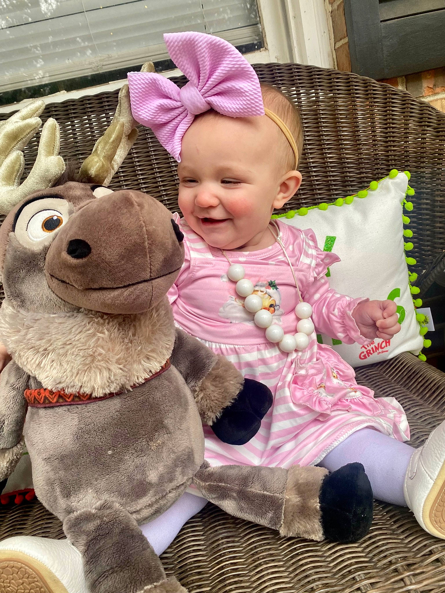 Alaina-lynn joined the competition — help win amazing prizes! baby, baby_toddler_clothing, cap, child, comfort, fun, fur, happy, hat, joy, magenta, person, pink, plush, product, purple, smile, stuffed_toy, teddy_bear, textile