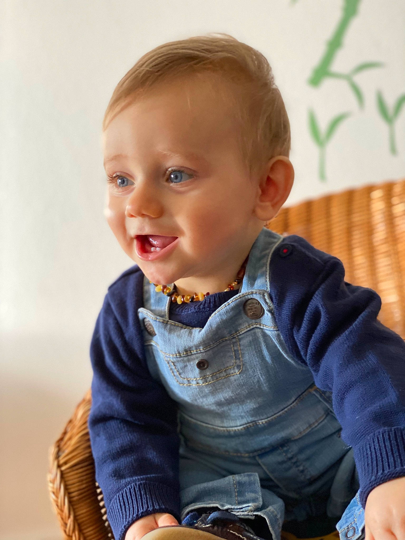 Hugo participe au concours pour gagner de l'argent avec cette photo : baby, baby_toddler_clothing, cheek, chin, collar, facial_expression, finger, hair, happy, iris, nose, outerwear, people, person, skin, sleeve, smile, standing, t_shirt, toddler