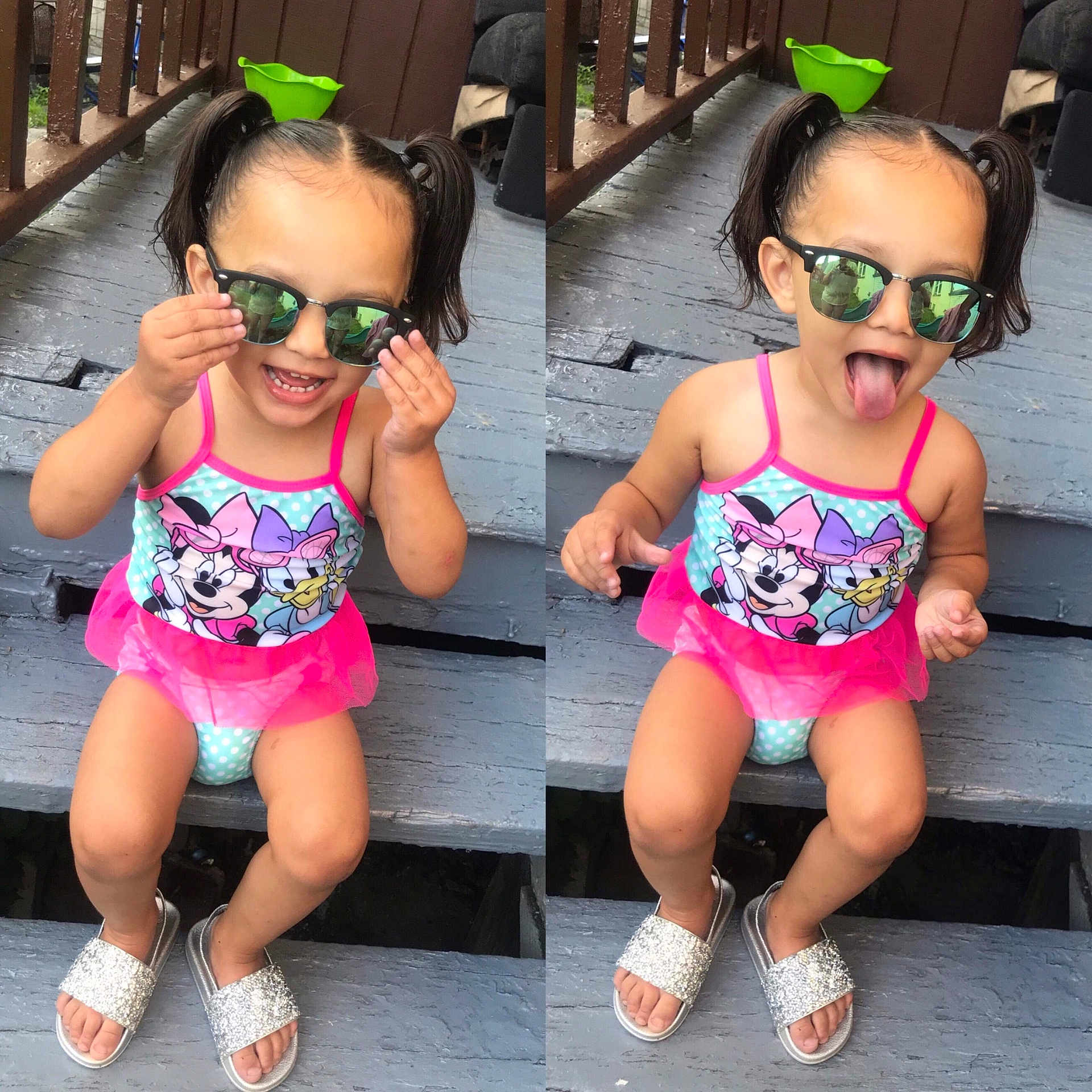 Kamiya is registered to the contest to win money with this photo: beauty, child, clothing, cool, eyewear, face, fashion, footwear, glasses, head, muscle, nose, pink, shoe, smile, street_fashion, summer, sunglasses, toddler, vacation