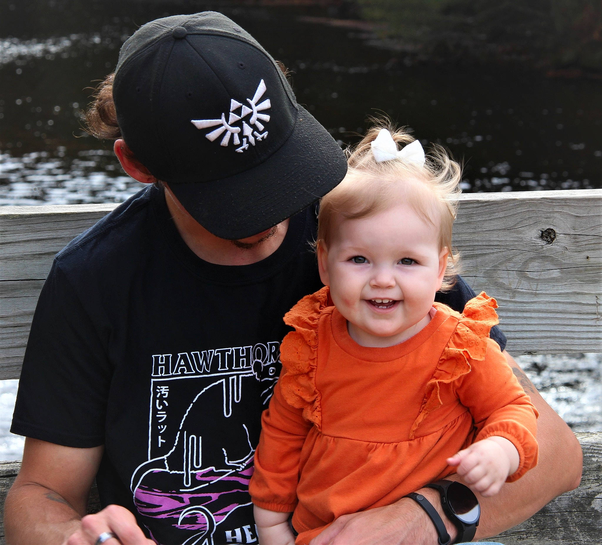 Evelynn joined the competition — help win amazing prizes! baby, baseball_cap, cap, child, cool, fashion_accessory, flash_photography, fun, grass, happy, jewellery, joy, leisure, mammal, people, person, recreation, sitting, sleeve, smile