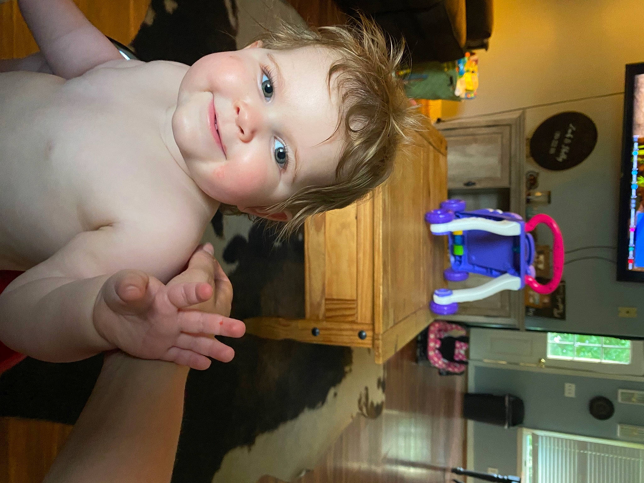 Hailee joined the competition — help win amazing prizes! abdomen, baby, cheek, chest, child, elbow, finger, flash_photography, flooring, fun, happy, home_appliance, joy, machine, mouth, muscle, nose, person, skin, smile