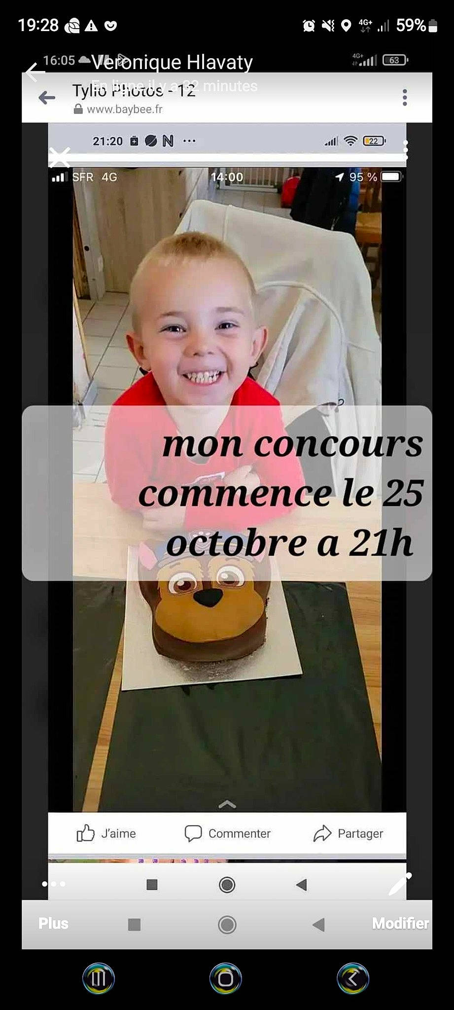 Tylio a rejoint le concours — aidez-le/la à gagner de superbes lots ! advertising, baked_goods, baking, birthday_cake, buttercream, cake, cake_decorating, cuisine, dessert, finger_food, font, happy, icing, joy, junk_food, person, photo_caption, plate, recipe, smile