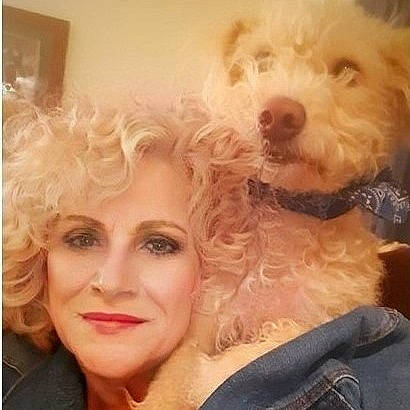 Cosmo is registered to the contest to win money with this photo: bichon, canidae, carnivore, cockapoo, companion_dog, dog, dog_breed, face, hair, head, human, maltepoo, nose, photography, poodle, puppy, puppy_love, selfie, smile, toy_poodle