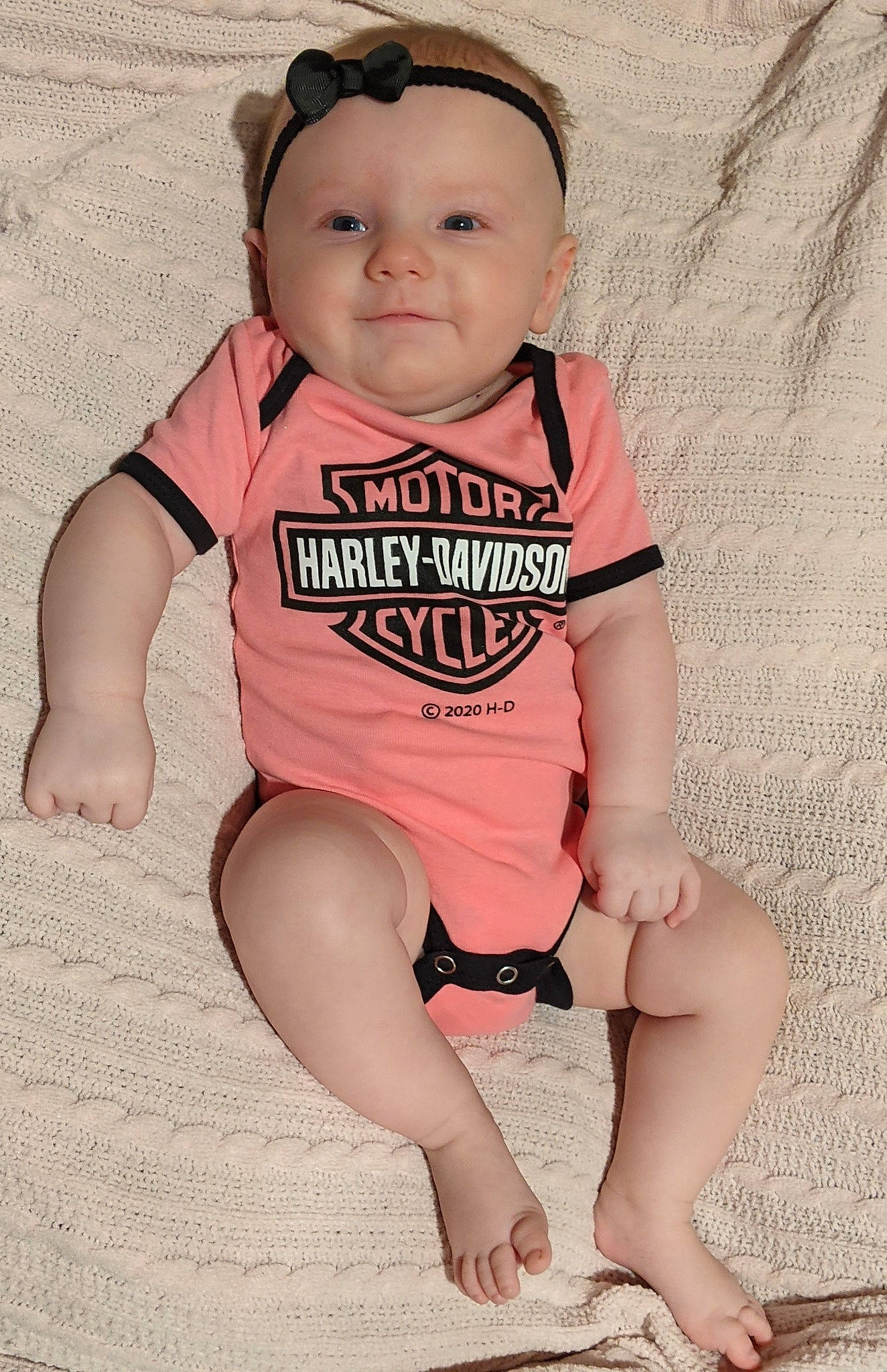 Cora joined the competition — help win amazing prizes! baby, baby_toddler_clothing, cheek, chin, eye, face, finger, flash_photography, happy, head, headwear, human, lip, mammal, person, photograph, pink, skin, sleeve, t_shirt