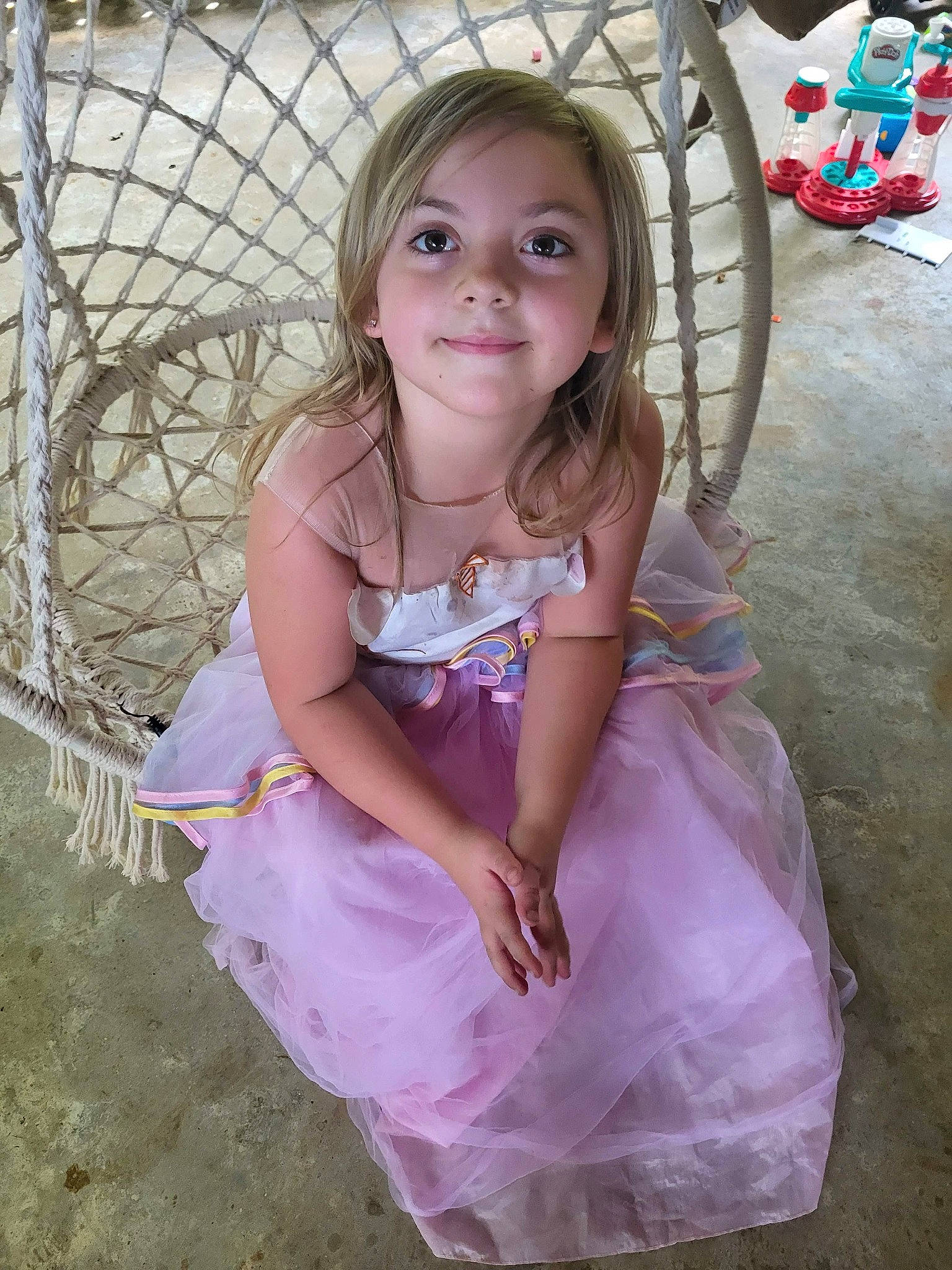 Addie joined the competition — help win amazing prizes! baby_toddler_clothing, child, day_dress, dress, embellishment, event, face, fashion_design, fun, hair, happy, head, iris, joy, magenta, organ, person, pink, purple, sleeve